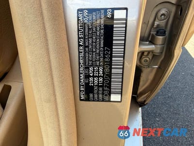 Zdjęcie 10 z 10 samochodu: 2000 MERCEDES-BENZ E 430 VIN:WDBJF70J7YB018627 - miniatura