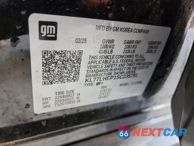 Zdjęcie 13 z 13 samochodu: 2025 CHEVROLET TRAX 1LT VIN:KL77LHEP1SC235791 - miniatura