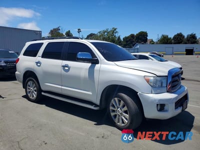 Czwarte zdjęcie samochodu z boku: 2017 TOYOTA SEQUOIA PLATINUM VIN:5TDDW5G17HS155360 - miniatura