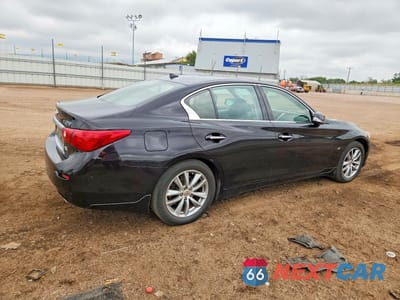 Trzecie zdjęcie samochodu z tyłu: 2014 INFINITI Q50 PREMIUM VIN:JN1BV7AR3EM691334 - miniatura