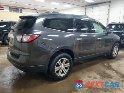Trzecie zdjęcie samochodu z tyłu: 2015 CHEVROLET TRAVERSE LT VIN:1GNKVGKD0FJ150431 - miniatura