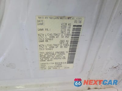 Zdjęcie 13 z 13 samochodu: 2016 NISSAN NV 2500 HD SV VIN:1N6BF0LY7GN804816 - miniatura