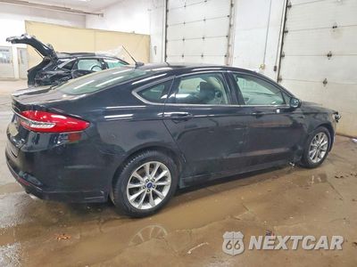 Trzecie zdjęcie samochodu z tyłu: 2017 FORD FUSION SE VIN:3FA6P0H71HR220448 - miniatura
