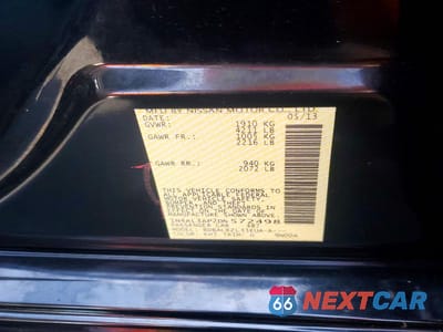 Zdjęcie 12 z 12 samochodu: 2013 NISSAN ALTIMA 2.5 VIN:1N4AL3AP2DN572498 - miniatura