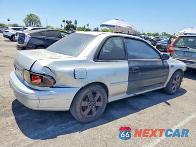 Trzecie zdjęcie samochodu z tyłu: 1999 SUBARU IMPREZA RS VIN:JF1GM6755XH402606 - miniatura