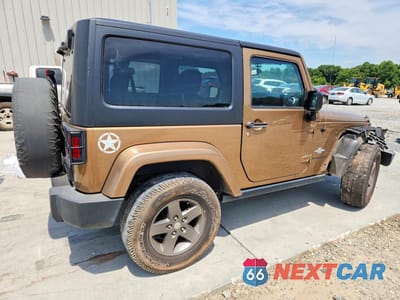 Trzecie zdjęcie samochodu z tyłu: 2015 JEEP WRANGLER SPORT VIN:1C4AJWAG1FL607130 - miniatura
