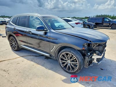 Czwarte zdjęcie samochodu z boku: 2024 BMW X3 SDRIVE30I VIN:WBX47DP00RN280600 - miniatura