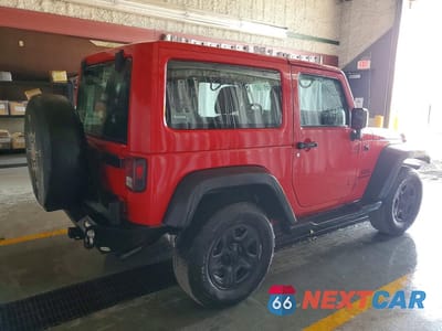 Trzecie zdjęcie samochodu z tyłu: 2017 JEEP WRANGLER SPORT VIN:1C4AJWAG3HL553705 - miniatura