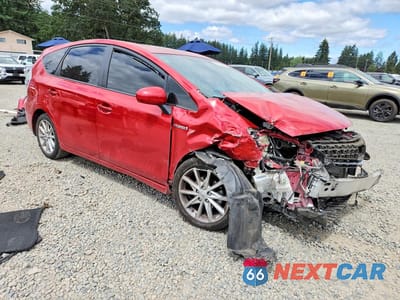 Czwarte zdjęcie samochodu z boku: 2013 TOYOTA PRIUS V FIVE VIN:JTDZN3EU0D3227036 - miniatura