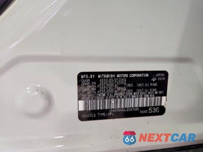 Zdjęcie 14 z 14 samochodu: 2018 MITSUBISHI ECLIPSE CROSS LE VIN:JA4AT4AA5JZ047025 - miniatura