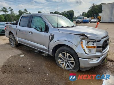 Czwarte zdjęcie samochodu z boku: 2022 FORD F150 SUPERCREW VIN:1FTEW1CP4NFA23708 - miniatura