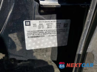 Zdjęcie 12 z 12 samochodu: 2017 CHEVROLET VOLT PREMIER VIN:1G1RD6S58HU217218 - miniatura