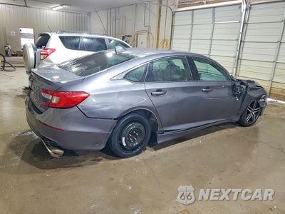 Trzecie zdjęcie samochodu z tyłu: 2020 HONDA ACCORD SPORT VIN:1HGCV1F34LA129302 - miniatura