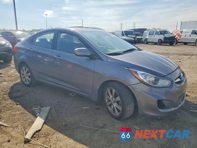 Czwarte zdjęcie samochodu z boku: 2013 HYUNDAI ACCENT GLS VIN:KMHCU4AE6DU577807 - miniatura
