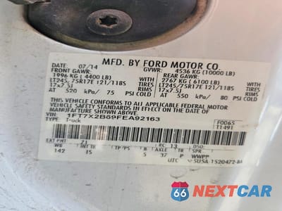 Zdjęcie 13 z 13 samochodu: 2015 FORD F250 SUPER DUTY VIN:1FT7X2B69FEA92163 - miniatura