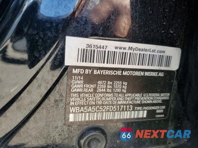 Zdjęcie 12 z 12 samochodu: 2015 BMW 528 I VIN:WBA5A5C52FD517113 - miniatura