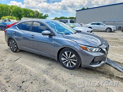 Czwarte zdjęcie samochodu z boku: 2021 NISSAN SENTRA SV VIN:3N1AB8CV7MY239144 - miniatura