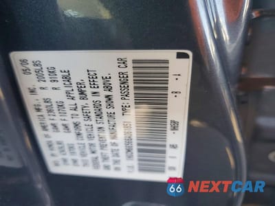 Zdjęcie 13 z 13 samochodu: 2006 HONDA ACCORD EX VIN:1HGCM66566A061851 - miniatura
