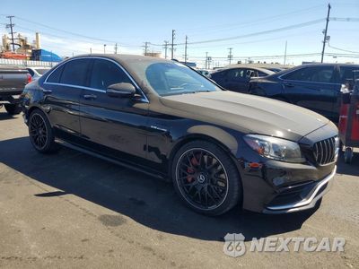 Czwarte zdjęcie samochodu z boku: 2019 MERCEDES-BENZ C 63 AMG VIN:55SWF8GB5KU312848 - miniatura