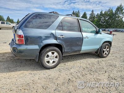 Trzecie zdjęcie samochodu z tyłu: 2006 ACURA MDX VIN:2HNYD18296H544627 - miniatura