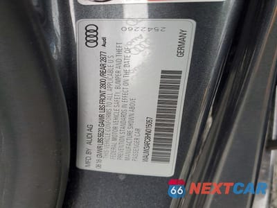 Zdjęcie 13 z 13 samochodu: 2017 AUDI A7 COMPETITION PRESTIGE VIN:WAUW3AFC8HN015057 - miniatura