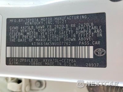 Zdjęcie 13 z 13 samochodu: 2022 TOYOTA CAMRY XSE VIN:4T1K61AK5NU007762 - miniatura