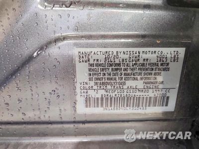 Zdjęcie 13 z 13 samochodu: 2020 NISSAN SENTRA SR VIN:3N1AB8DV0LY310455 - miniatura