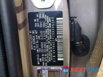 Zdjęcie 13 z 13 samochodu: 2025 KIA SORENTO X-LINE SX VIN:5XYRKDJF2SG395145 - miniatura
