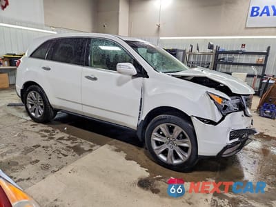 Czwarte zdjęcie samochodu z boku: 2012 ACURA MDX ADVANCE VIN:2HNYD2H88CH512709 - miniatura