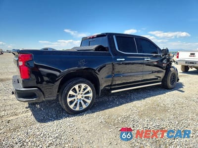 Trzecie zdjęcie samochodu z tyłu: 2020 CHEVROLET SILVERADO K1500 HIGH COUNTRY VIN:1GCUYHEL3LZ244138 - miniatura