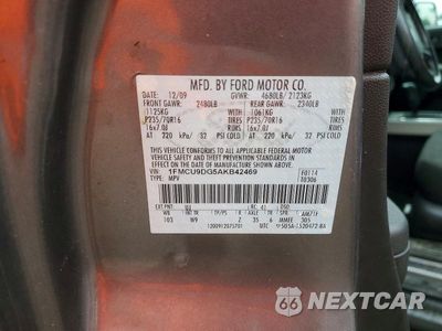 Zdjęcie 12 z 12 samochodu: 2010 FORD ESCAPE XLT VIN:1FMCU9DG5AKB42469 - miniatura