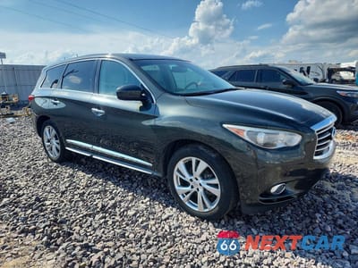 Czwarte zdjęcie samochodu z boku: 2013 INFINITI JX35 BASE VIN:5N1AL0MM7DC300322 - miniatura