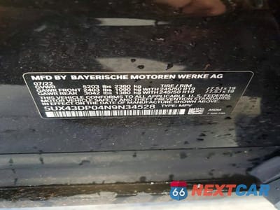 Zdjęcie 12 z 12 samochodu: 2022 BMW X3 SDRIVE30I VIN:5UX43DP04N9N34528 - miniatura