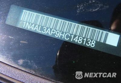 Zdjęcie 10 z 10 samochodu: 2017 NISSAN ALTIMA 2.5 SR VIN:1N4AL3AP9HC148138 - miniatura