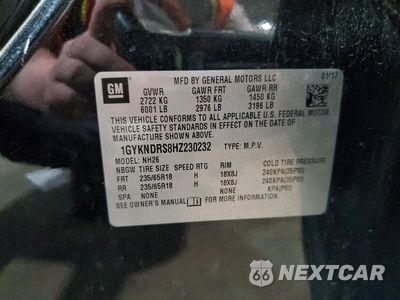 Zdjęcie 13 z 13 samochodu: 2017 CADILLAC XT5 LUXURY VIN:1GYKNDRS8HZ230232 - miniatura