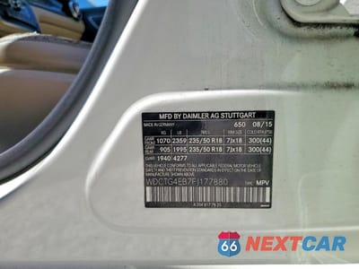 Zdjęcie 12 z 12 samochodu: 2015 MERCEDES-BENZ GLA 250 VIN:WDCTG4EB7FJ177880 - miniatura
