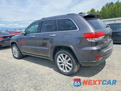 Drugie zdjęcie samochodu z przodu: 2017 JEEP GRAND CHEROKEE LIMITED VIN:1C4RJFBG7HC735263 - miniatura