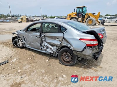 Drugie zdjęcie samochodu z przodu: 2013 NISSAN SENTRA S VIN:3N1AB7AP9DL789974 - miniatura
