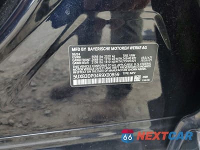 Zdjęcie 13 z 13 samochodu: 2024 BMW X3 M40I VIN:5UX83DP04R9X00859 - miniatura