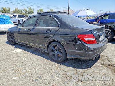 Drugie zdjęcie samochodu z przodu: 2013 MERCEDES-BENZ C-CLASS VIN:WDDGF4HB6DA831731 - miniatura
