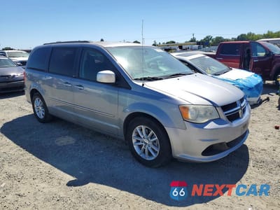 Czwarte zdjęcie samochodu z boku: 2014 DODGE GRAND CARAVAN SXT VIN:2C4RDGCG6ER123246 - miniatura