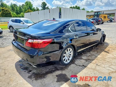 Trzecie zdjęcie samochodu z tyłu: 2010 LEXUS LS 460L VIN:JTHGL5EF7A5041096 - miniatura