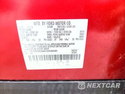 Zdjęcie 14 z 14 samochodu: 2017 FORD EXPLORER XLT VIN:1FM5K8D84HGA96020 - miniatura