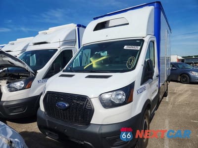Piąte zdjęcie samochodu w środku: 2021 FORD TRANSIT DELIVERY TRUCK VIN:1FDBW5Z8XMKA80037 - miniatura