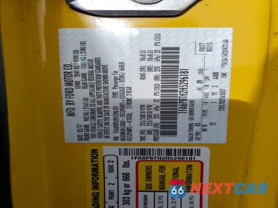 Zdjęcie 12 z 12 samochodu: 2017 FORD MUSTANG VIN:1FA6P8TH2H5296181 - miniatura