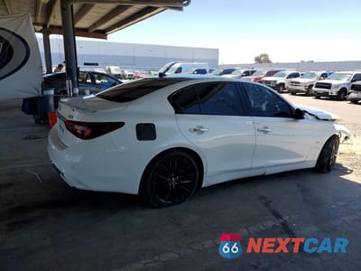 Trzecie zdjęcie samochodu z tyłu: 2019 INFINITI Q50 3.0T LUXE VIN:JN1EV7AP2KM515902 - miniatura