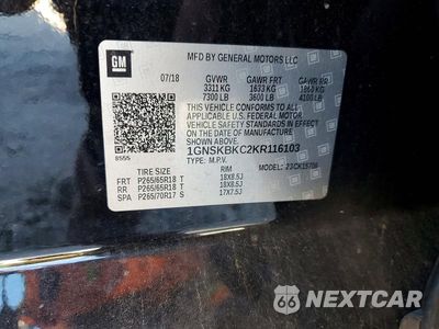 Zdjęcie 13 z 13 samochodu: 2019 CHEVROLET TAHOE K1500 LT VIN:1GNSKBKC2KR116103 - miniatura