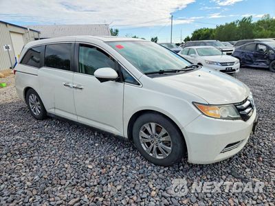 Czwarte zdjęcie samochodu z boku: 2015 HONDA ODYSSEY EXL VIN:5FNRL5H69FB070952 - miniatura