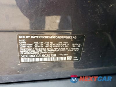 Zdjęcie 12 z 12 samochodu: 2020 BMW X5 XDRIVE40I VIN:5UXCR6C03L9C25158 - miniatura