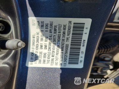 Zdjęcie 12 z 12 samochodu: 2017 HONDA CIVIC EX VIN:2HGFC2F79HH543003 - miniatura